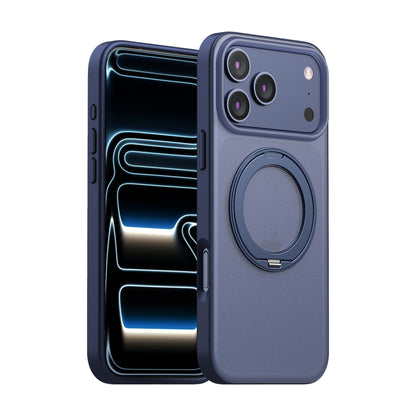 360° rotatable magnetic stand case for iPhone 17 Series in Blue