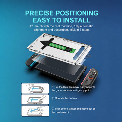 Nintendo Switch 2 tempered glass precise alignment installation guide