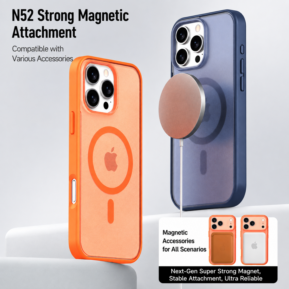 N52 magnetic case for iPhone 16 Series - product detail image 4