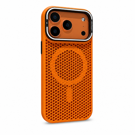 N52 Magnetic Honeycomb Case – Heat Dissipation, Metal Camera Stand & Full Protection