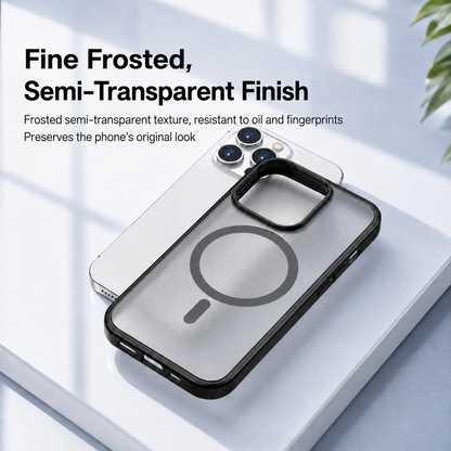 Matte frosted magnetic case for iPhone 16 Series - product detail image 4