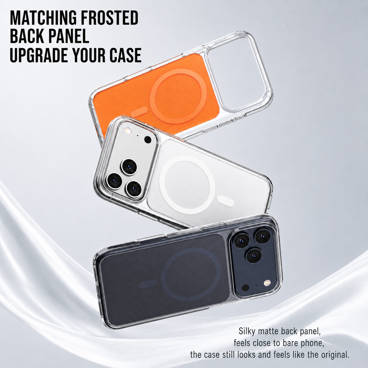 Clear magnetic case for iPhone 17 Pro and Pro Max - product detail image 3