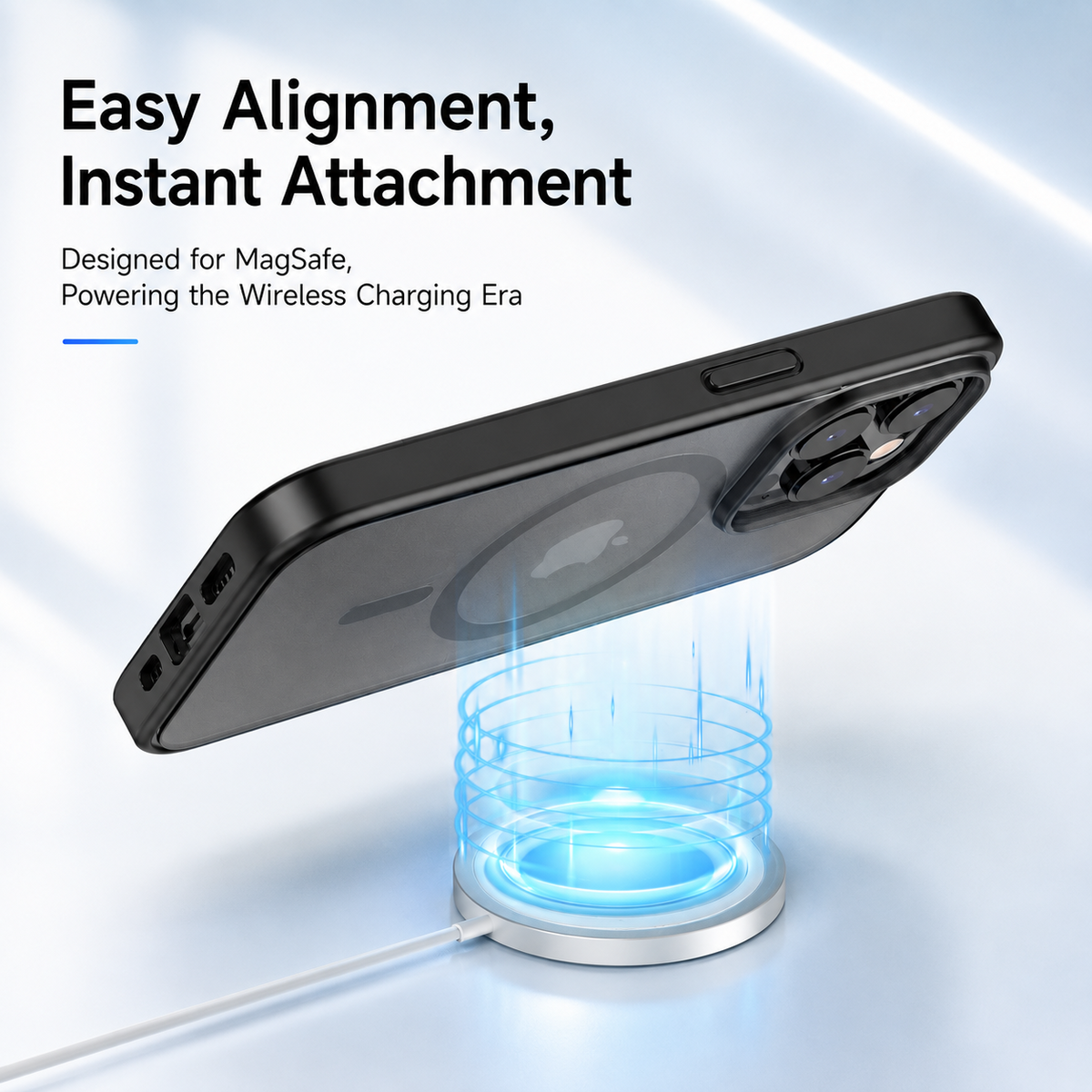 Matte frosted magnetic case for iPhone 16 Series - product detail image 5