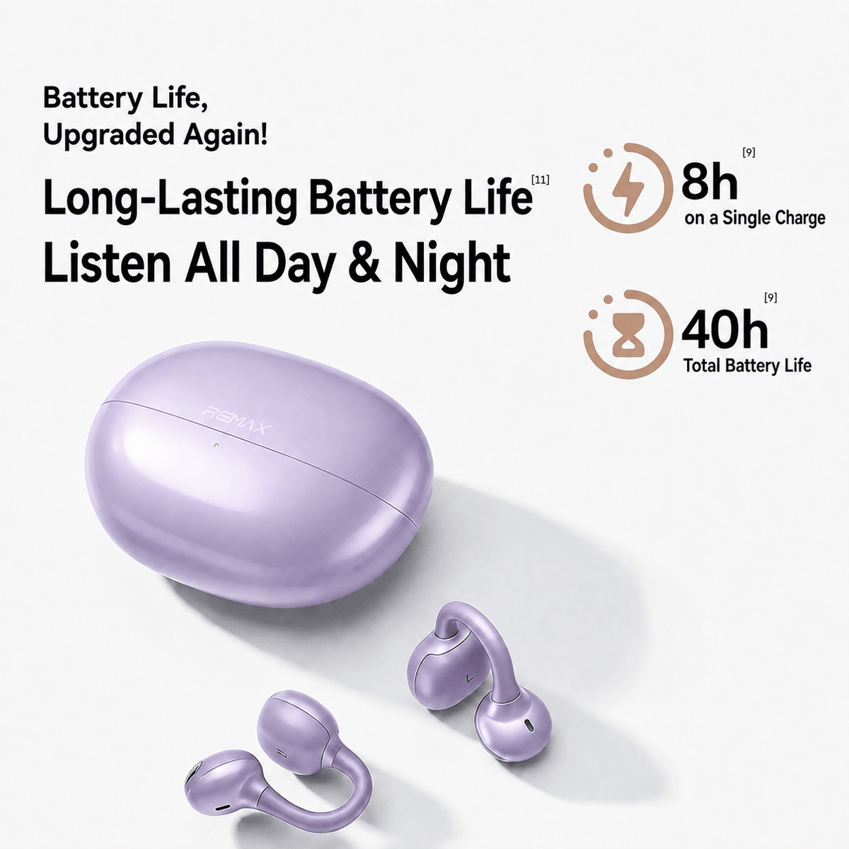 OWS-23 open-ear clip-on wireless earbuds - product detail image 7
