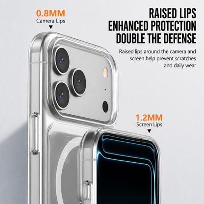 Clear magnetic case for iPhone 17 Pro and Pro Max - product detail image 4