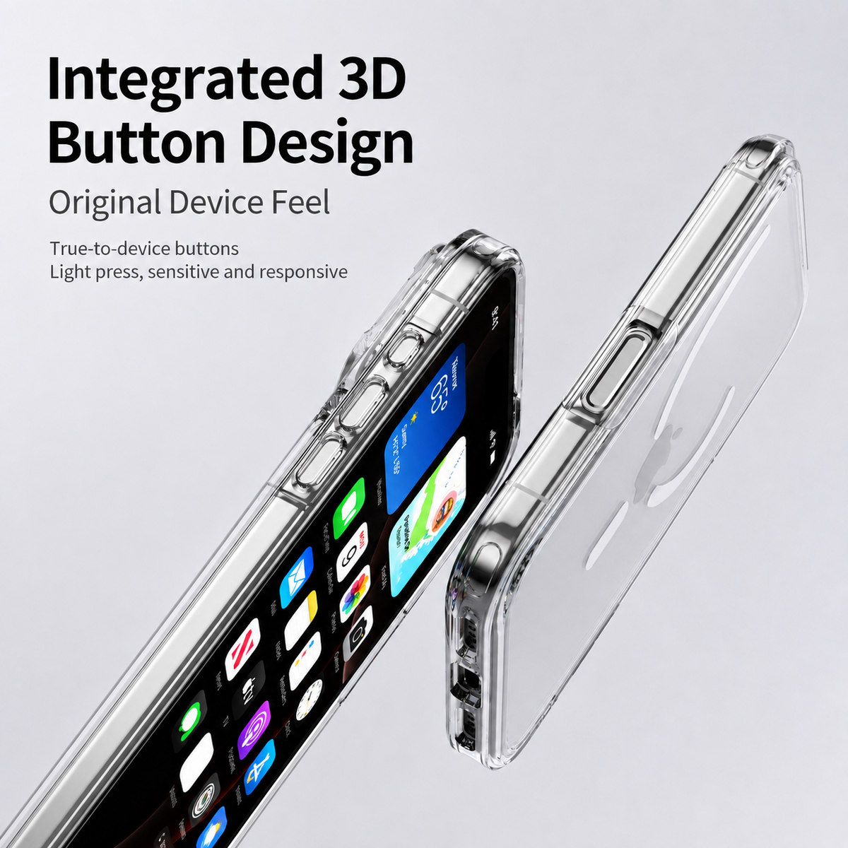 Crystal clear magnetic case for iPhone 17 Series - product detail image 5