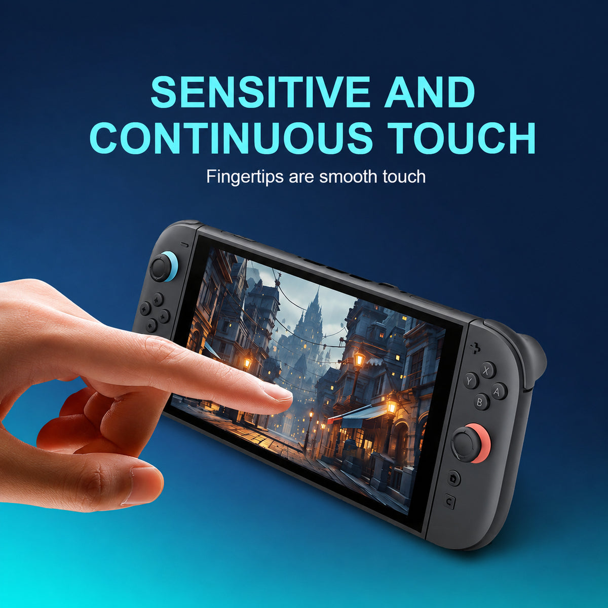 Nintendo Switch 2 responsive touch tempered glass screen protector