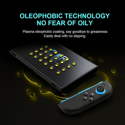 Nintendo Switch 2 oleophobic anti-fingerprint screen protector