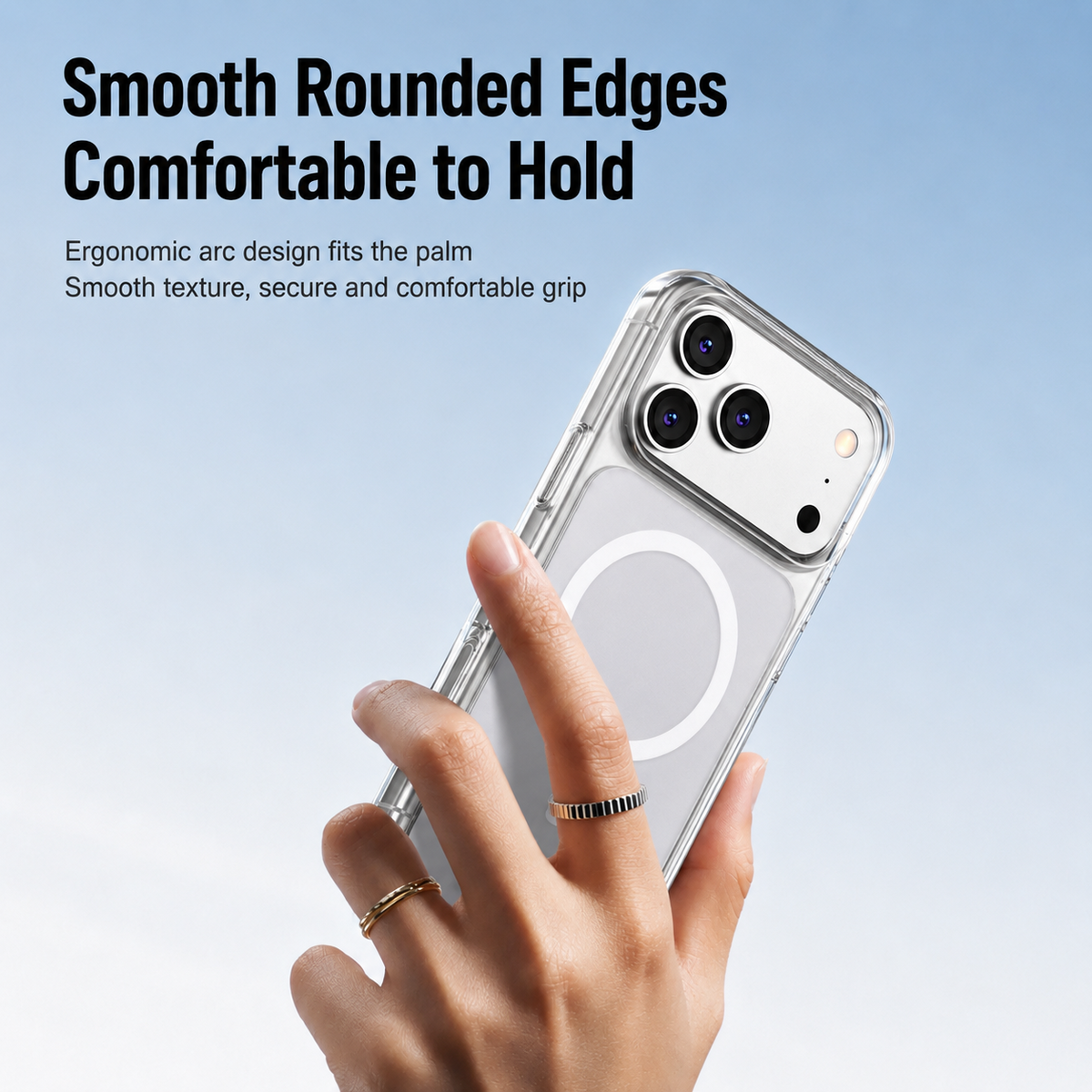 Clear magnetic case for iPhone 17 Pro and Pro Max - product detail image 8