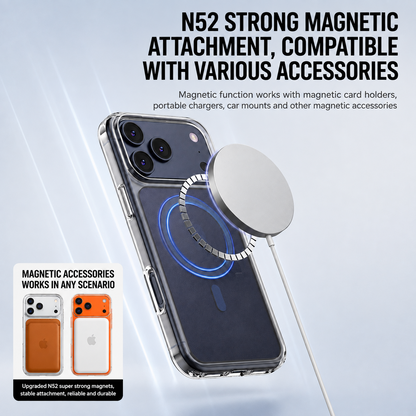 Clear magnetic case for iPhone 17 Pro and Pro Max - product detail image 9