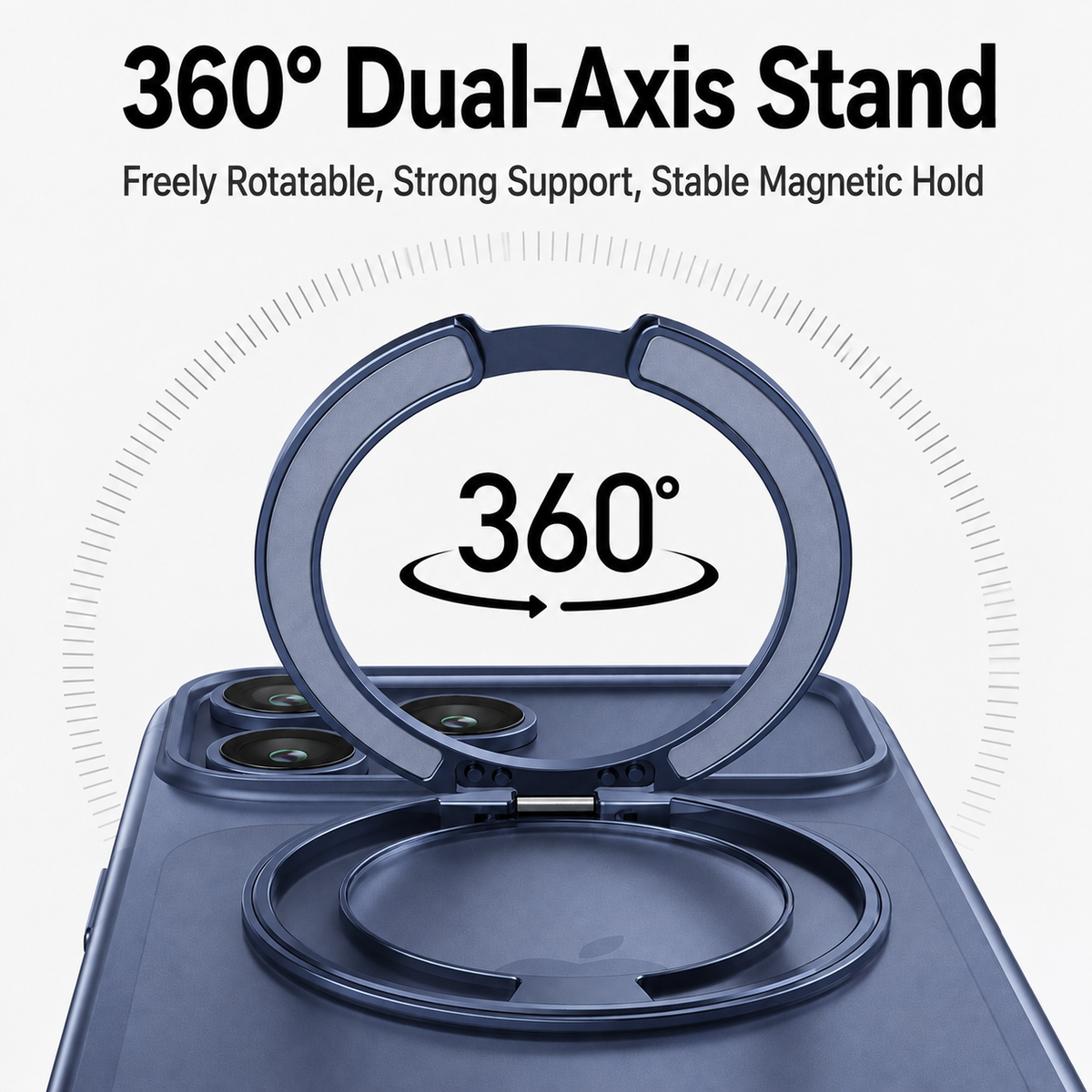 360° rotatable magnetic stand case for iPhone 17 Series - product detail image 6