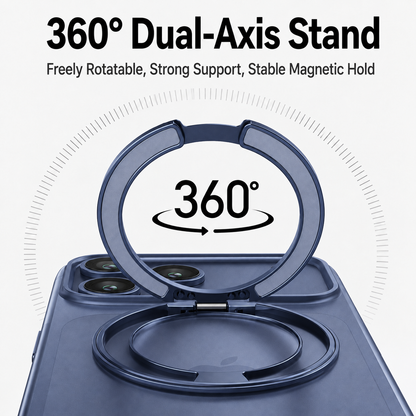 360° rotatable magnetic stand case for iPhone 17 Series - product detail image 6