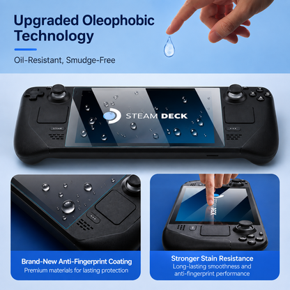 Nintendo Switch 2 upgraded oleophobic anti-fingerprint coating