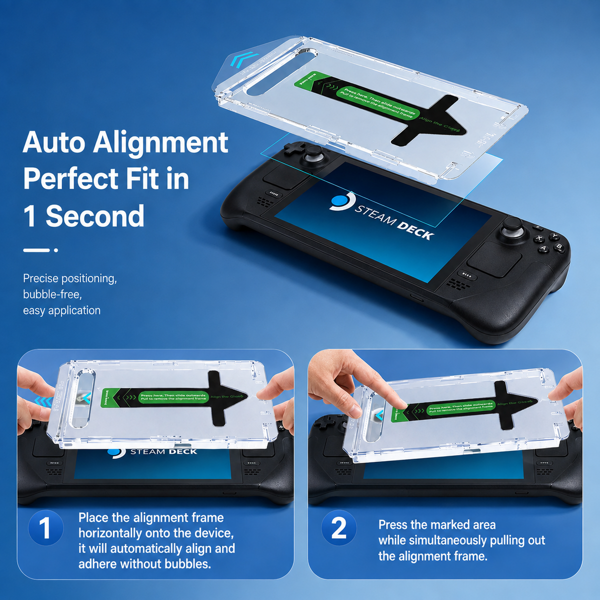 Nintendo Switch 2 auto-alignment dust-free installation frame