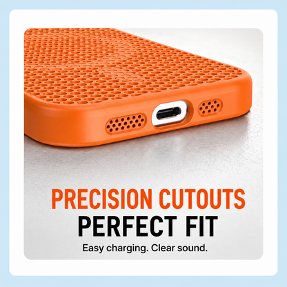 N52 Magnetic Honeycomb Case – Heat Dissipation, Metal Camera Stand & Full Protection