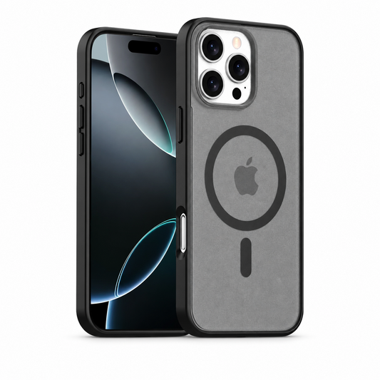 N52 magnetic case for iPhone 16 Series in Matte Black