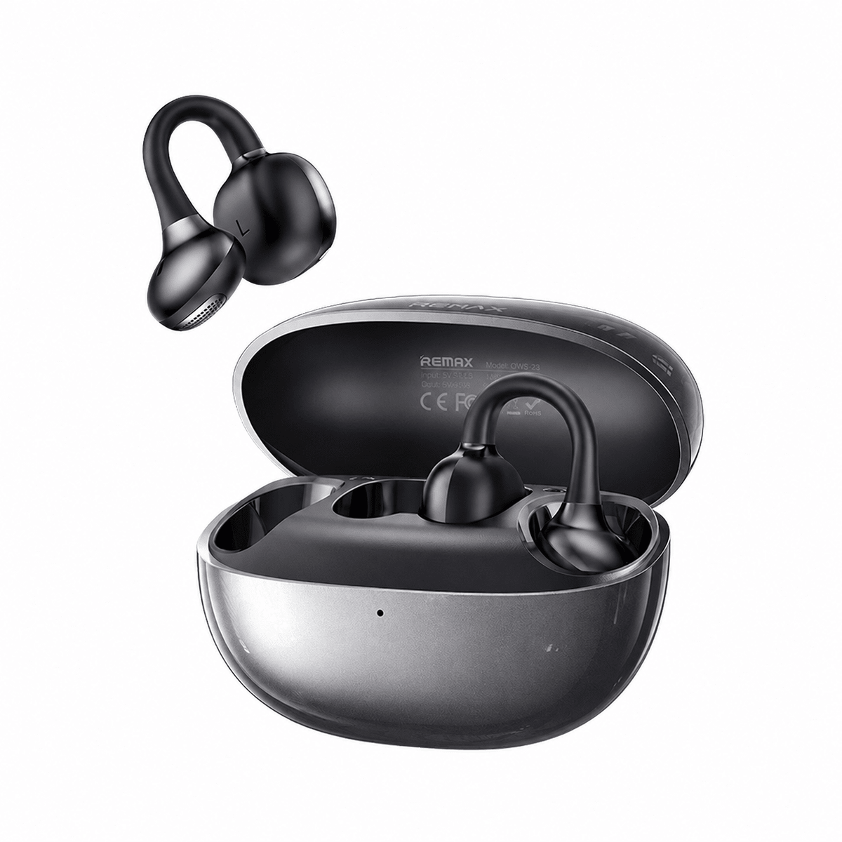 OWS-23 lightweight open-ear clip-on earbuds - product view