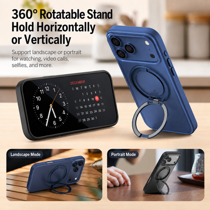 360° rotatable magnetic stand case for iPhone 17 Series - product detail image 2