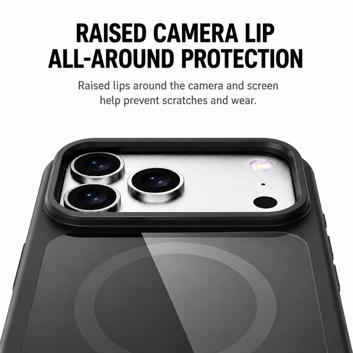 N52 clear back magnetic case for iPhone 17 Series - product detail image 3