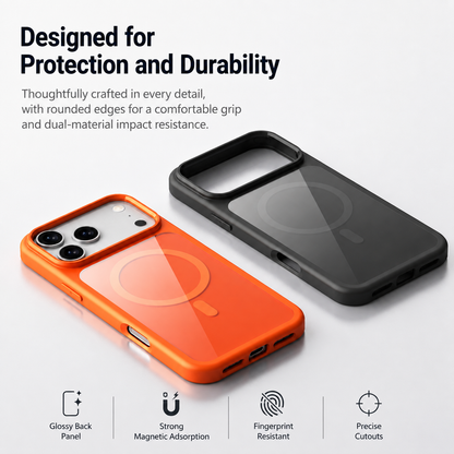 N52 clear back magnetic case for iPhone 17 Series - product detail image 6