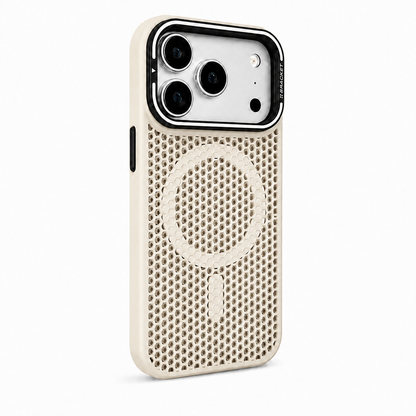 N52 Magnetic Honeycomb Case – Heat Dissipation, Metal Camera Stand & Full Protection