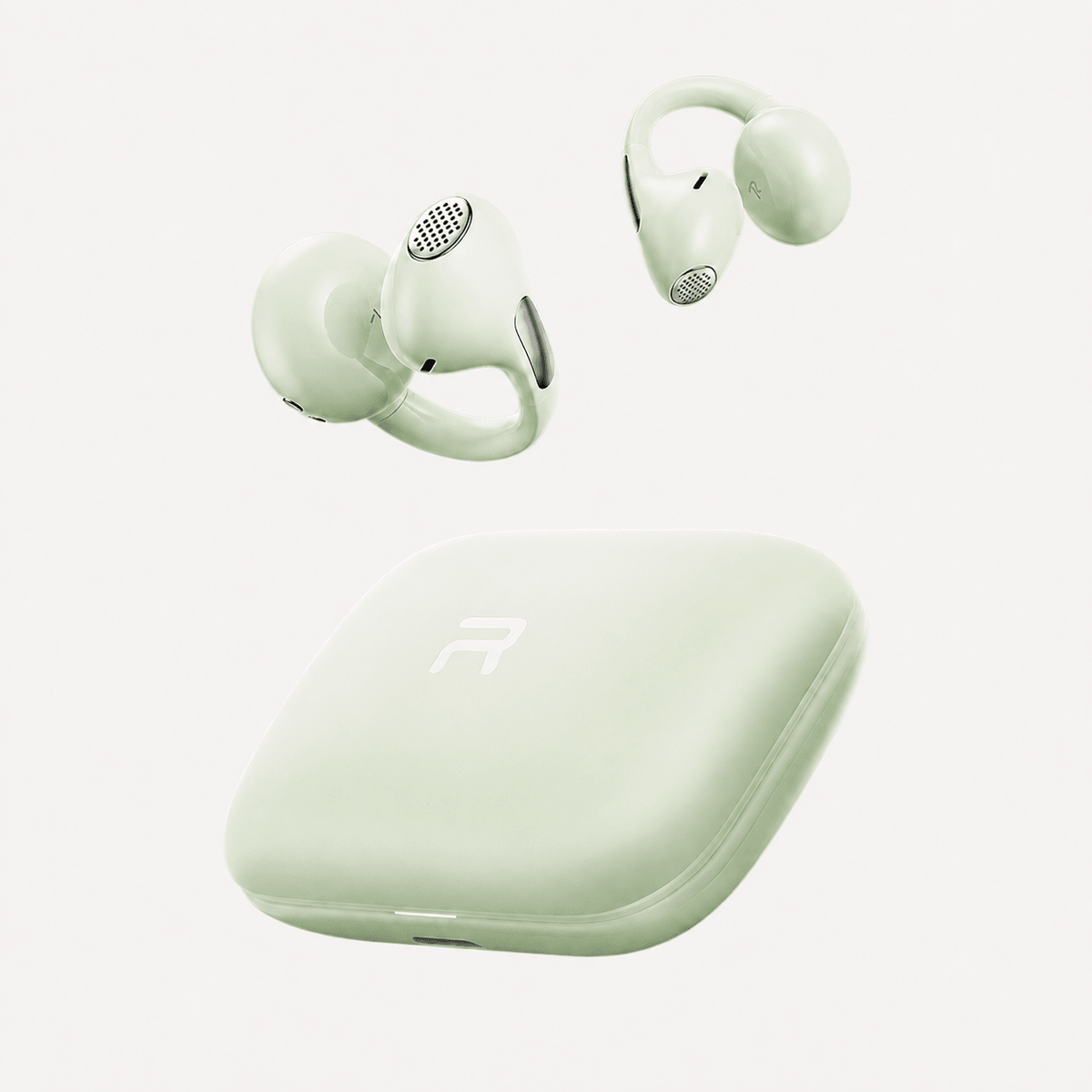 OWS-26 open-ear clip-on wireless earbuds - product view