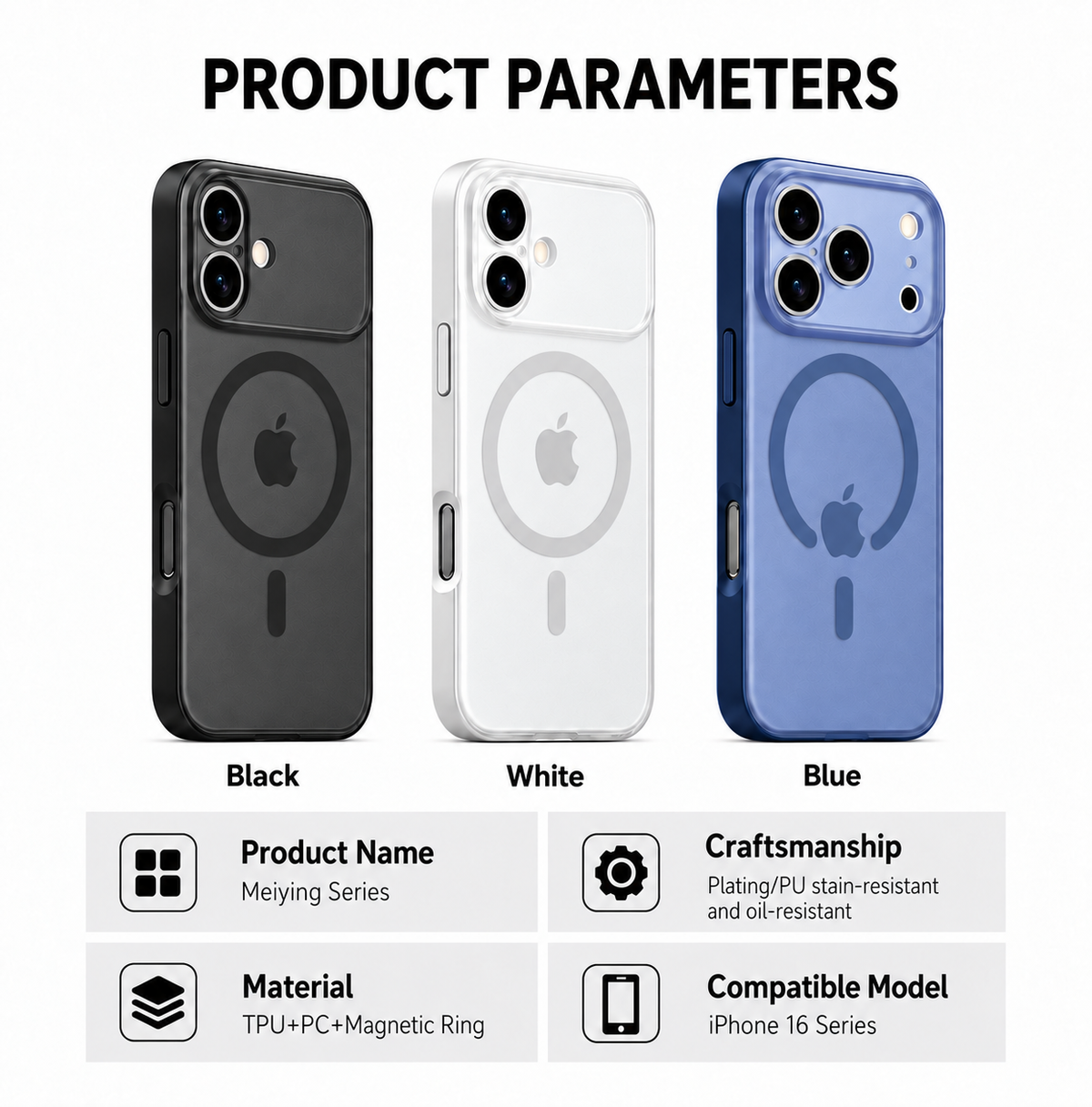 N52 magnetic case for iPhone 16 Series - product detail image 9