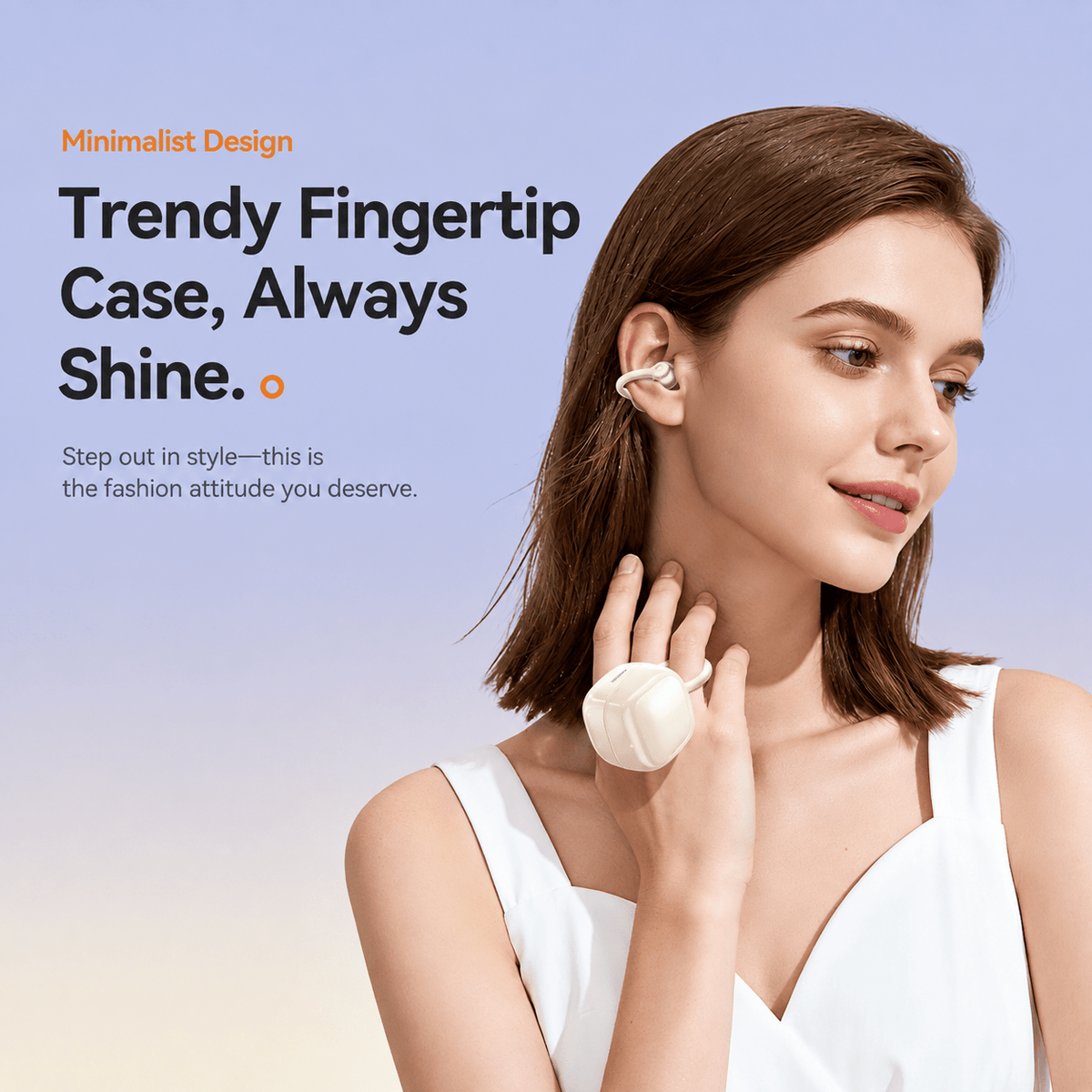 OWS-22 open-ear clip-on wireless earbuds - product detail image 7
