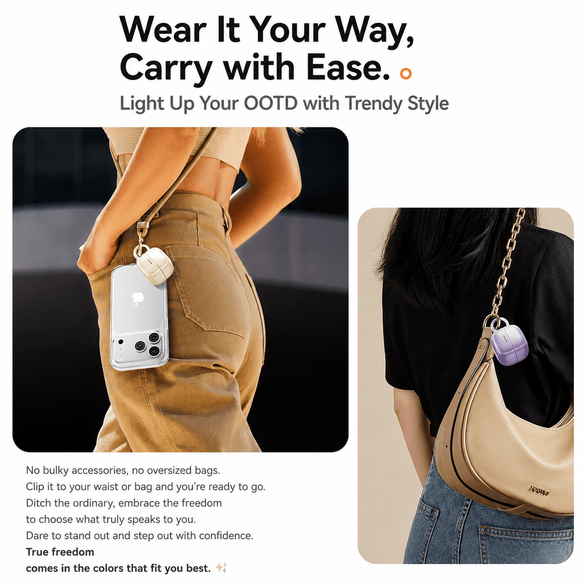 OWS-22 open-ear clip-on wireless earbuds - product detail image 8