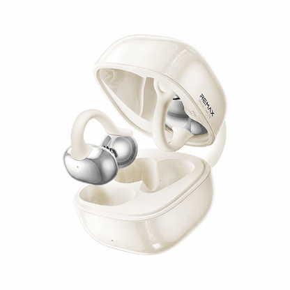 OWS-22 open-ear clip-on wireless earbuds in White